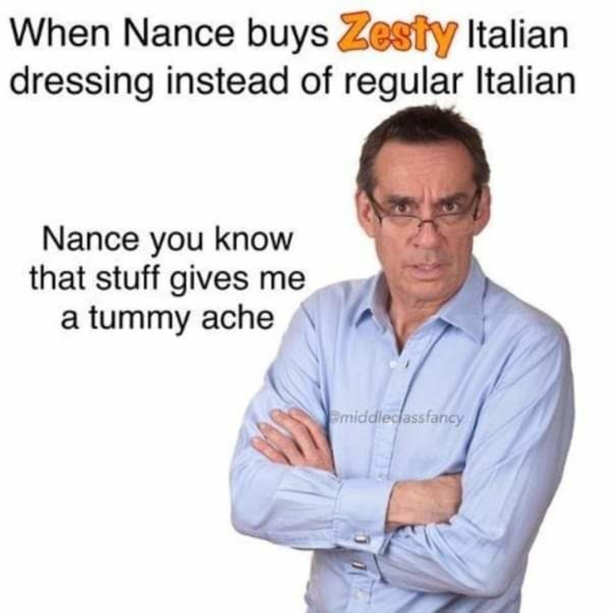 goddamn it nance, this is why we aren't invited back to tom's cookout