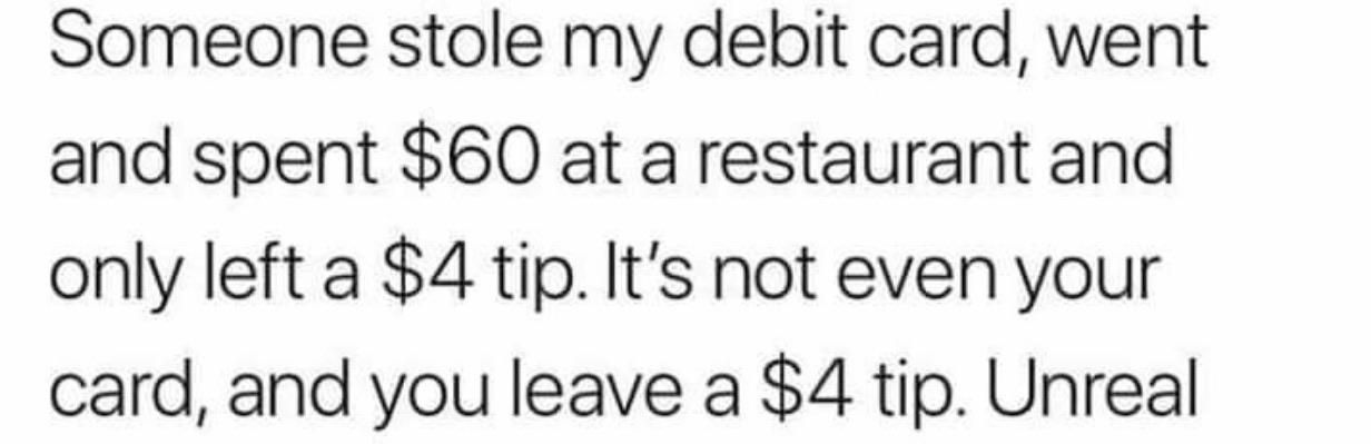 $4 tip