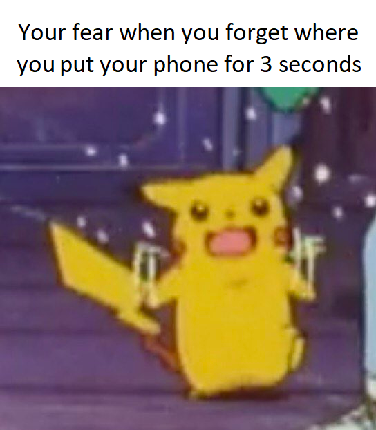 Oh, I was sitting on it