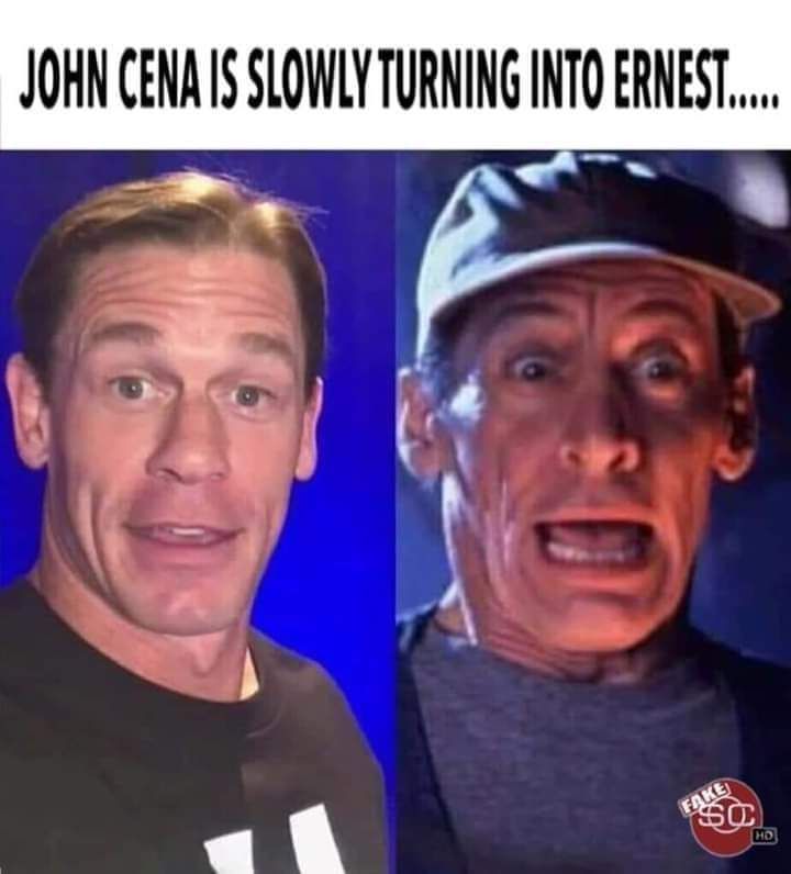 With John Cena heading towards physical comedy movies, this image is becoming a reality.