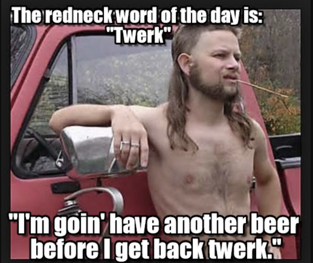 Redneck word of the day...