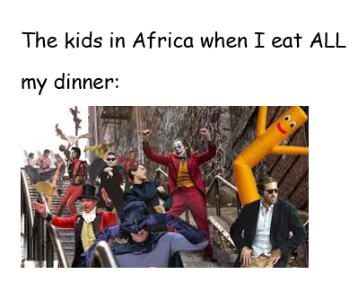 Africa food meme