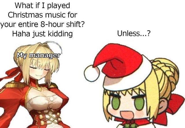 Don't worry, it'll only last from November 1 to christmas!