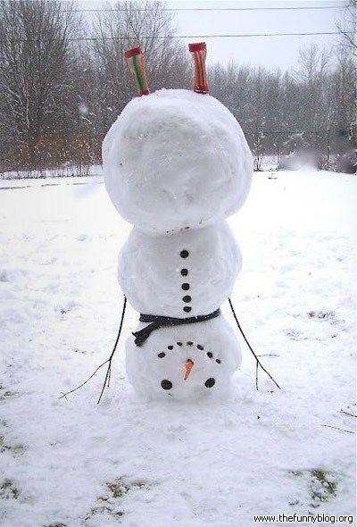Best way to make a snowman