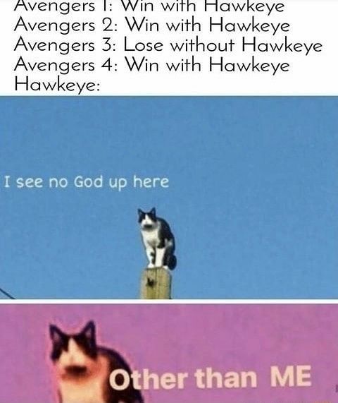 hawkeye is the key to all this