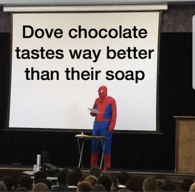 Some times the soap has a crunch and then it’s better