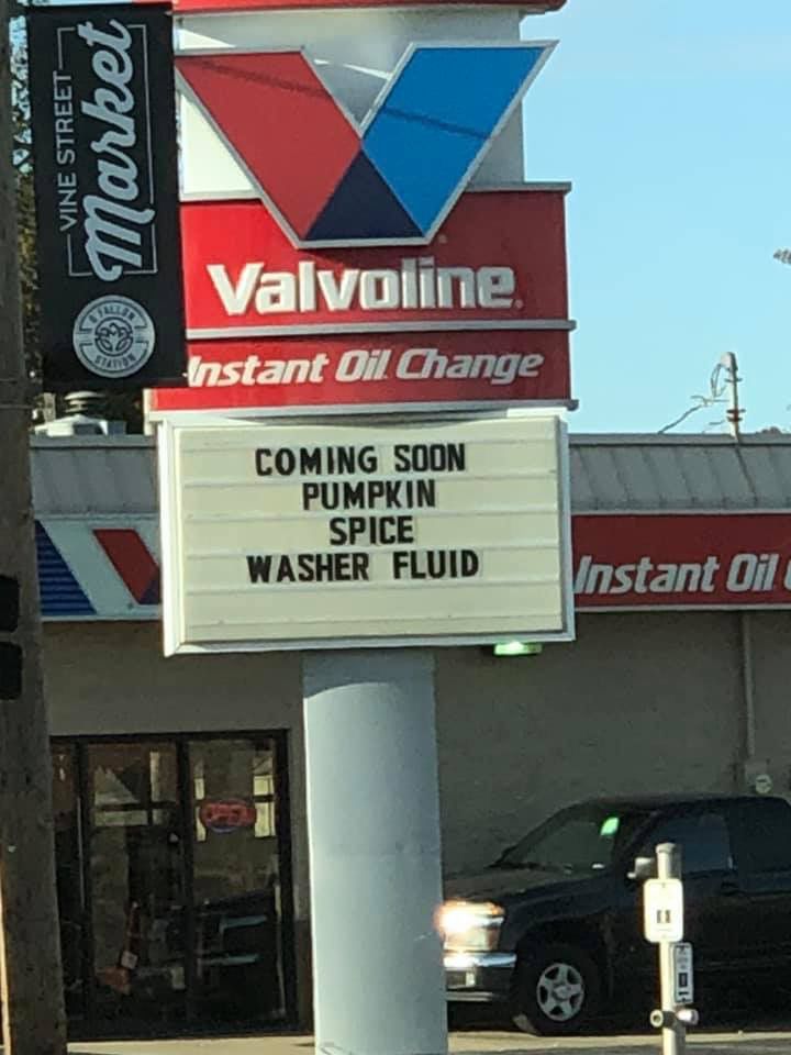 Local Valvoline really gets it.