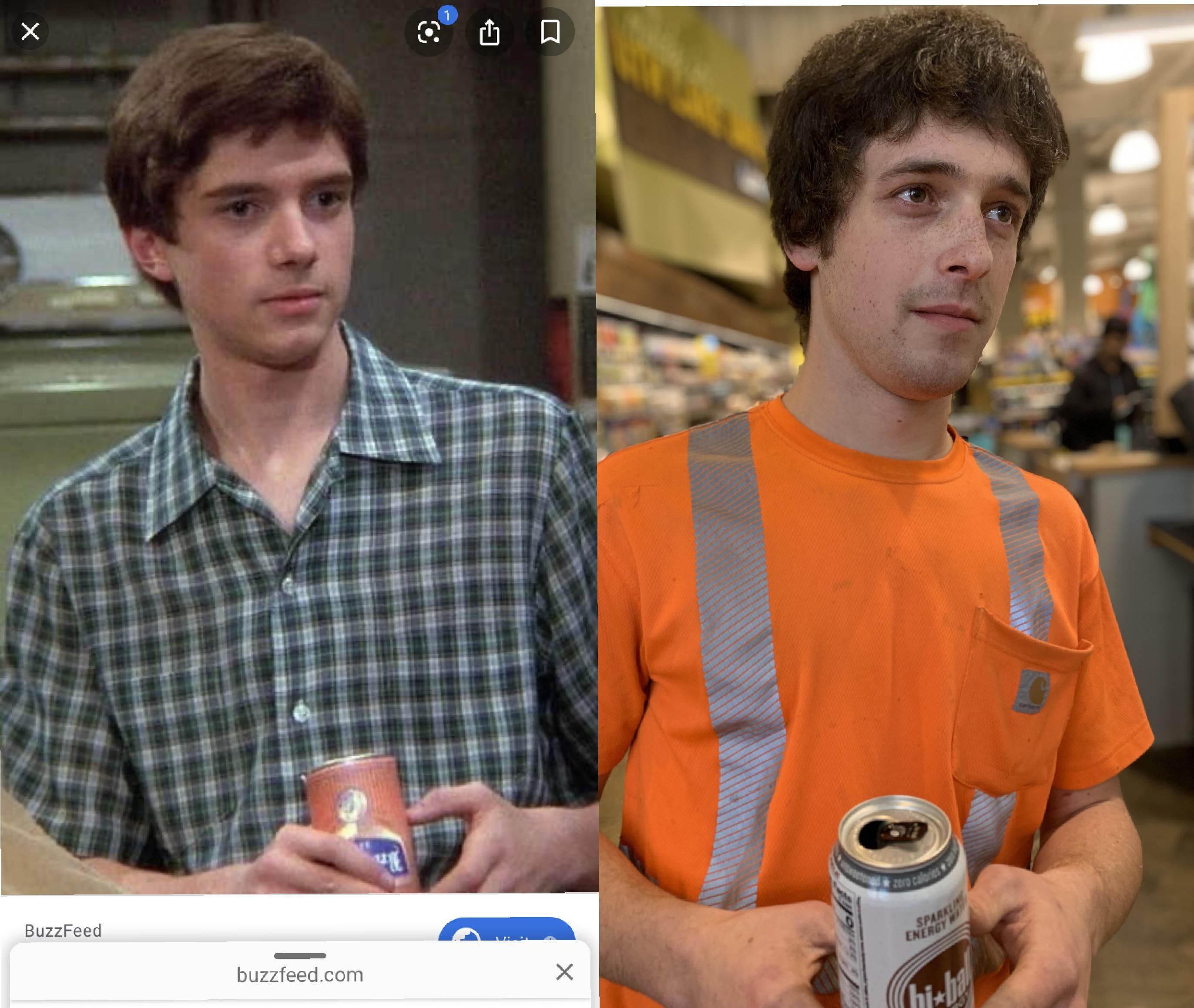 My coworker shaved his beard over the weekend. I can’t get past this comparison.