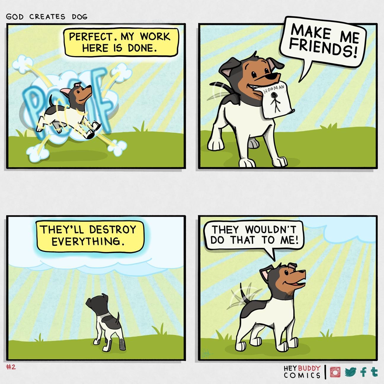 god creates dog