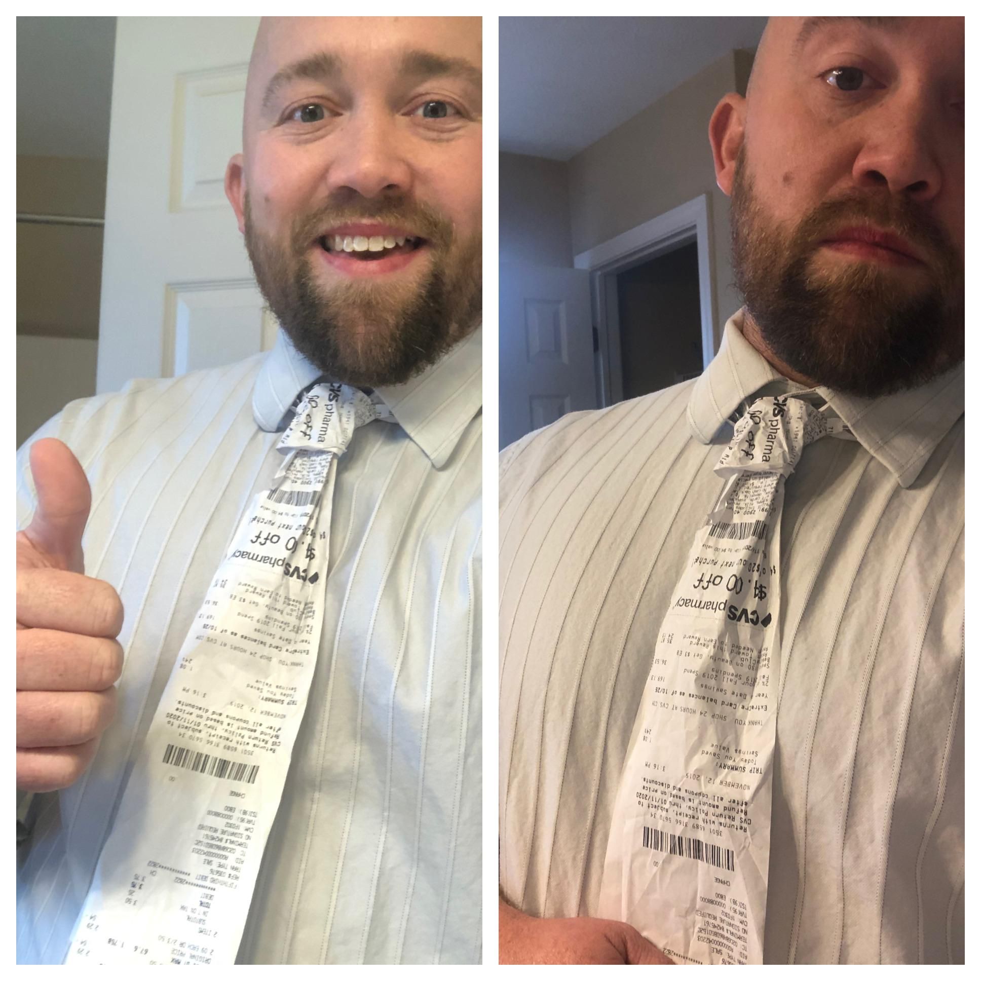 SOOO thankful for CVS for giving me this new tie with my Pepsi Zero!!