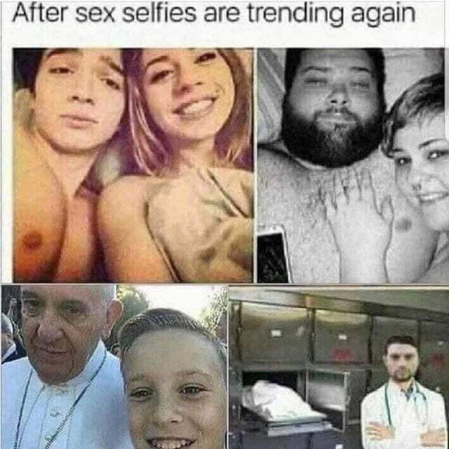 After sex selfies are a thing again..