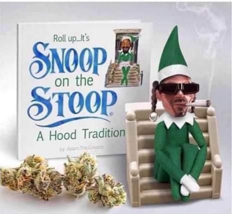 Elf on the shelf gone to the hood!