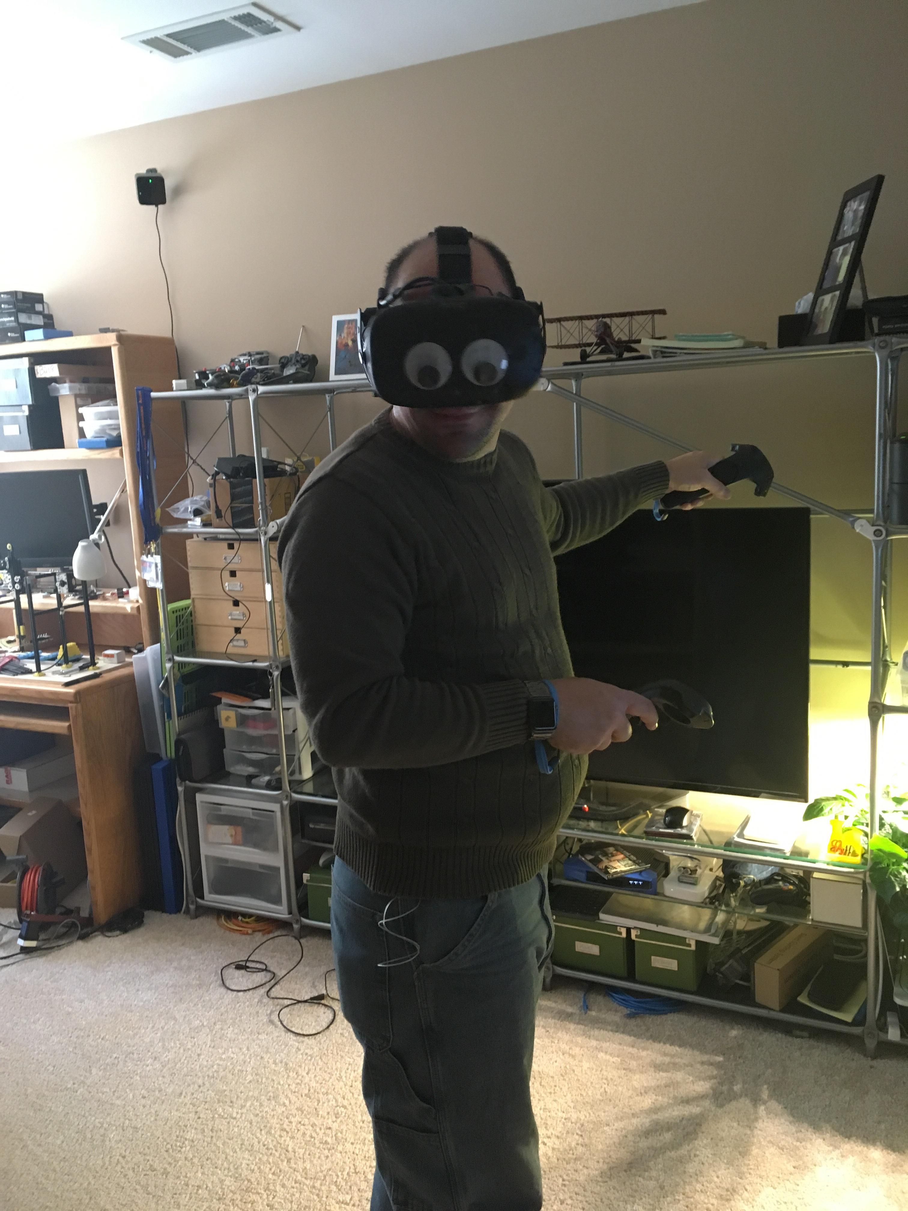 Made a major improvement to our VR headset.