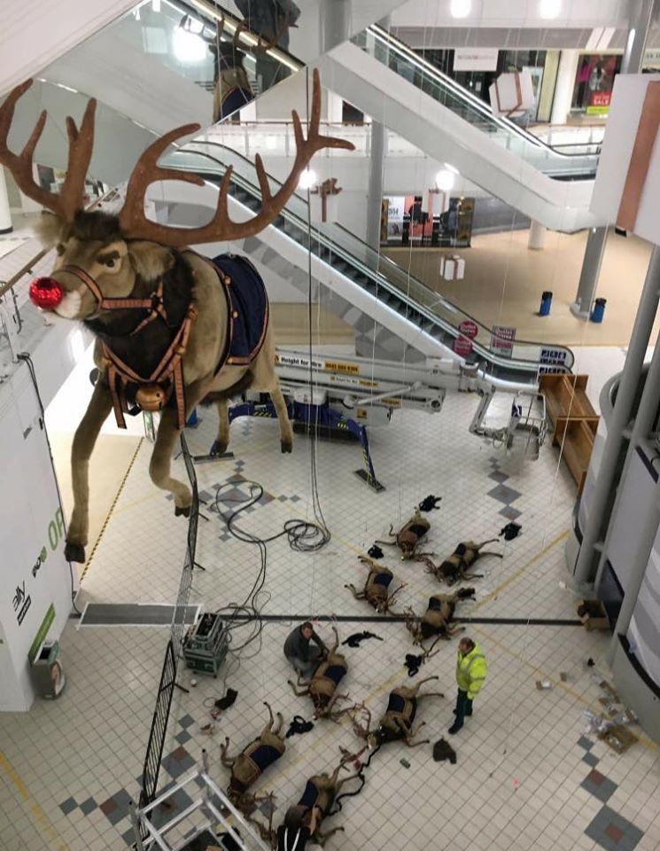 All of the other reindeer used to laugh and call him names...so he killed them; killed them all