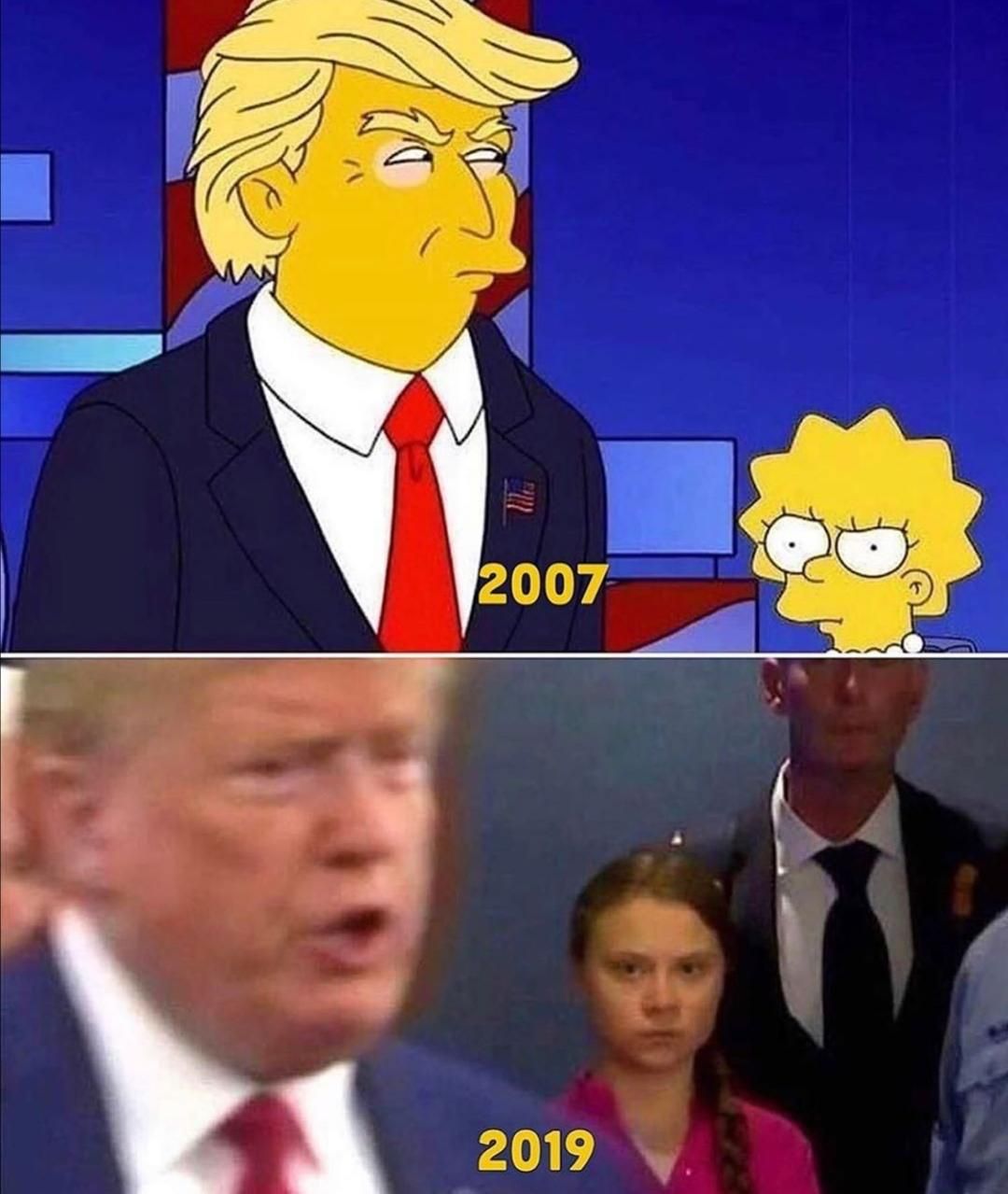 The Simpsons predicted everything....