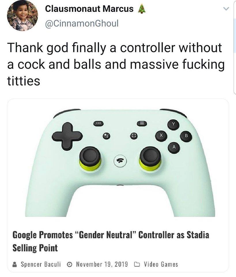 Your current game controller is a boy or a girl?