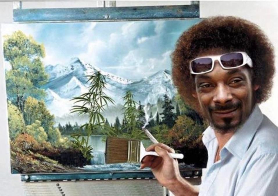Let’s paint some happy little trees.