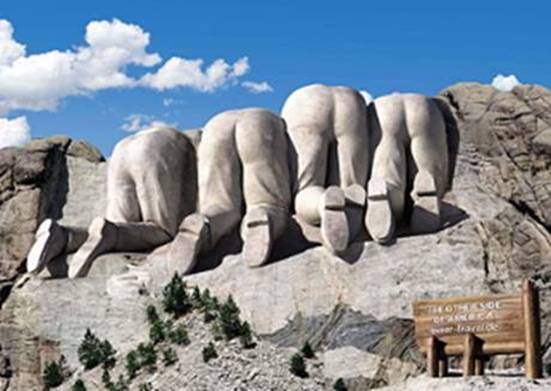 Mt.Rushmore from the other side.