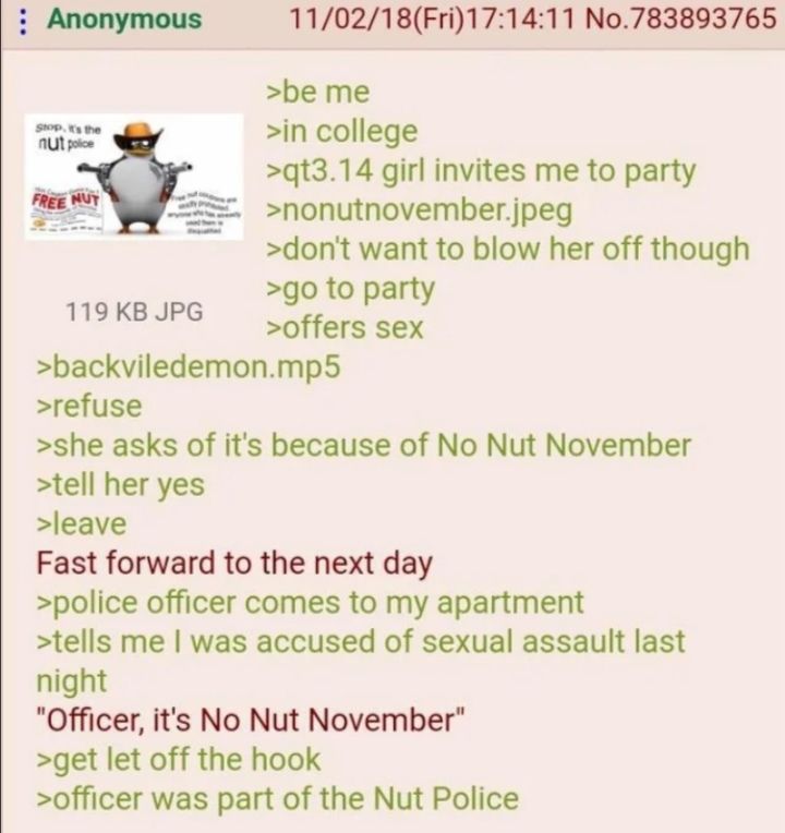 Anon does NNN