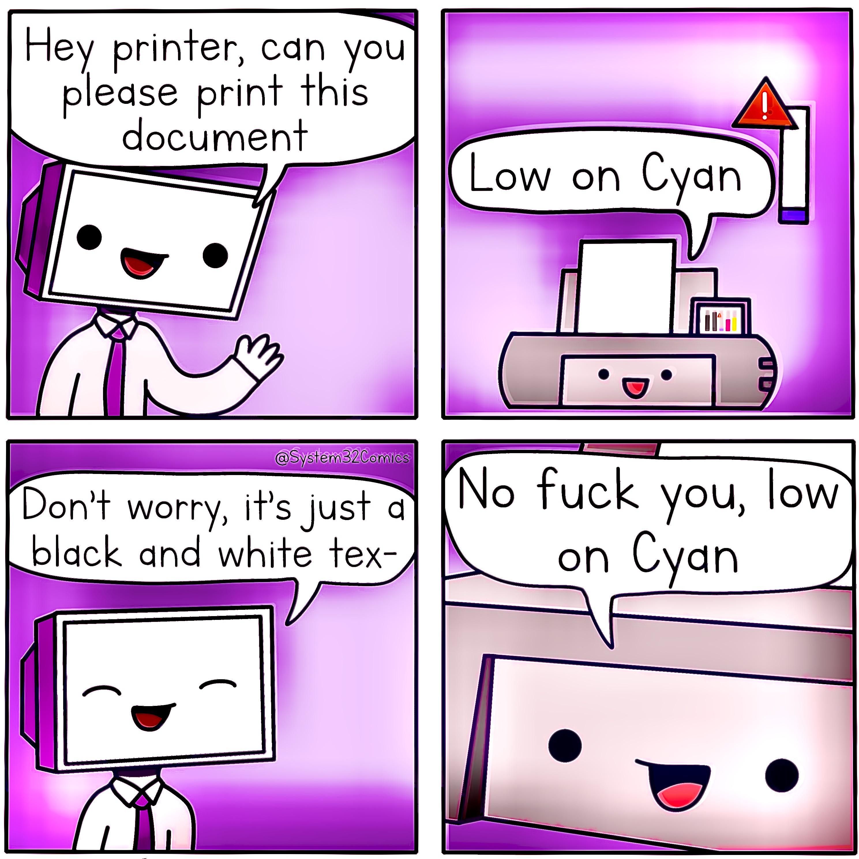 Printers huh?