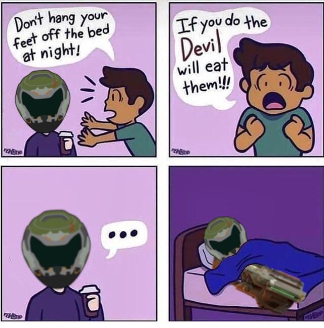 Doom Slayer as a child... Just kidding, he was born an adult