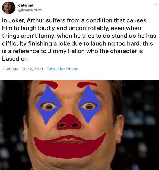I should probably stop with the Joker memes.