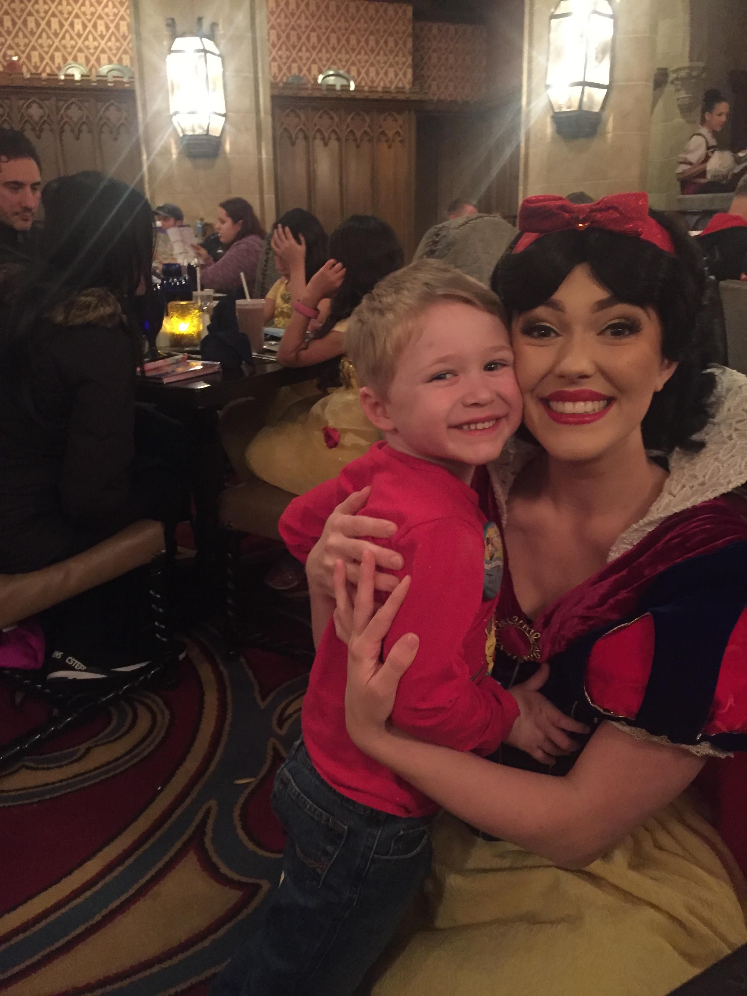 My parents took my 4 yo Nephew to Disney World this week, and they were afraid he would get bored of all the princesses.