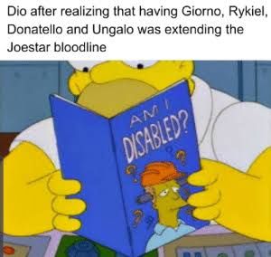 Dio's puny vampire DNA was no match for Jonathan's Hamon-powered Gentleman Sperm