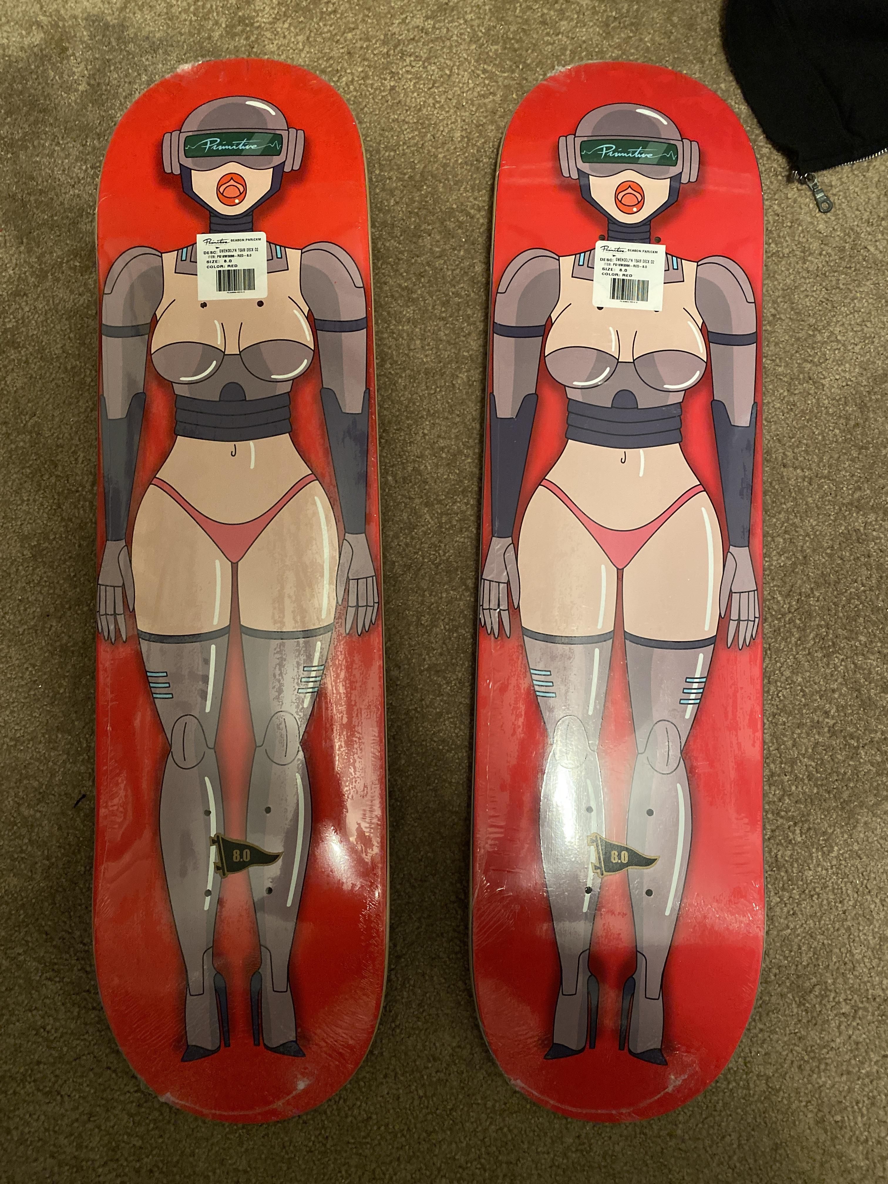 Ordered ‘mystery decks’ for my 6 year old son & 11 year old daughter from a skateboard company and these are what we got in the mail today.
