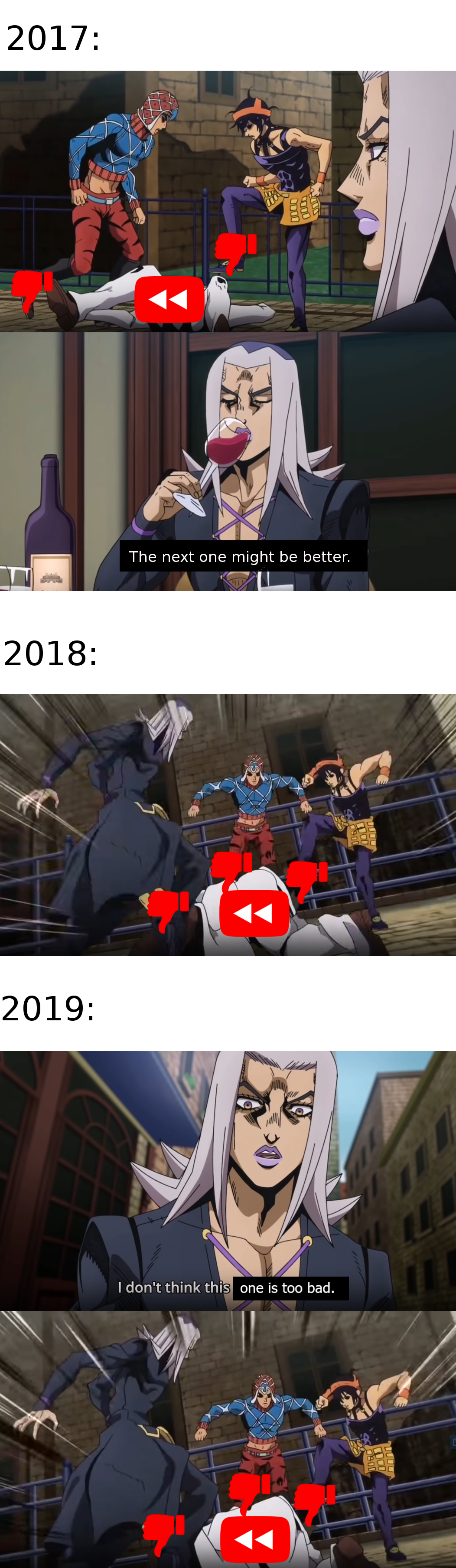 The new rewind is just boring and not memeable like the last one