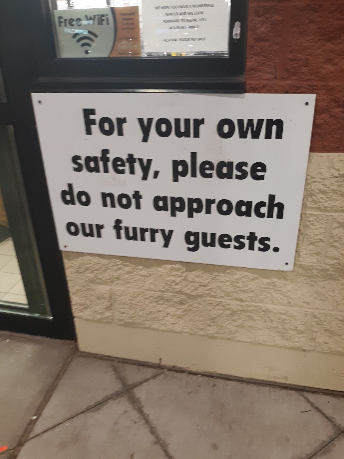 The safety glass is for your protection, not theirs
