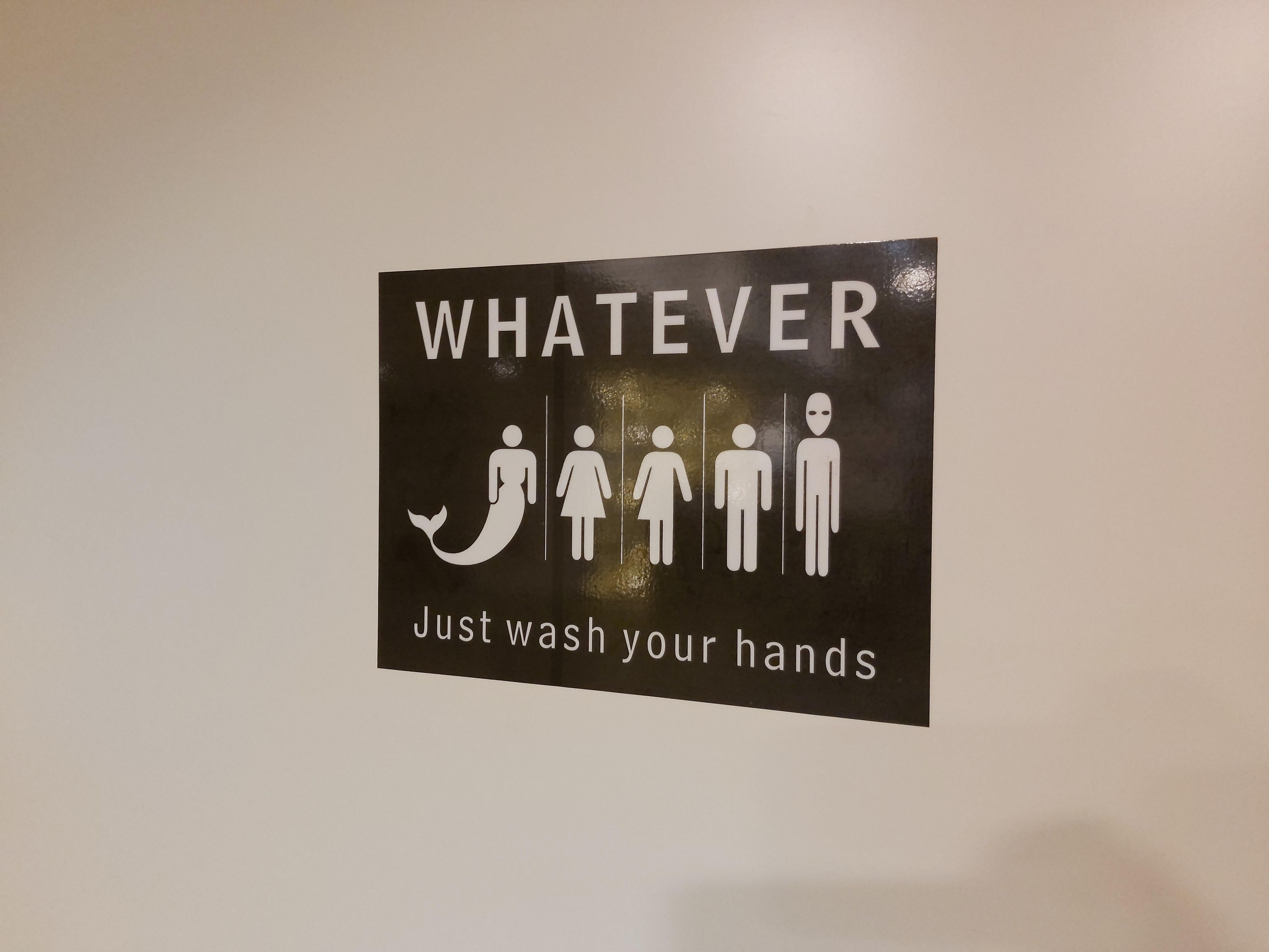 Bathroom at my local shopping center