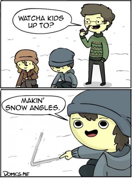 Making Snow Angles