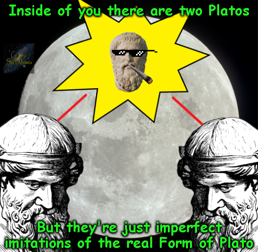 Outside you is Diogenes with a Chicken, ready to strike