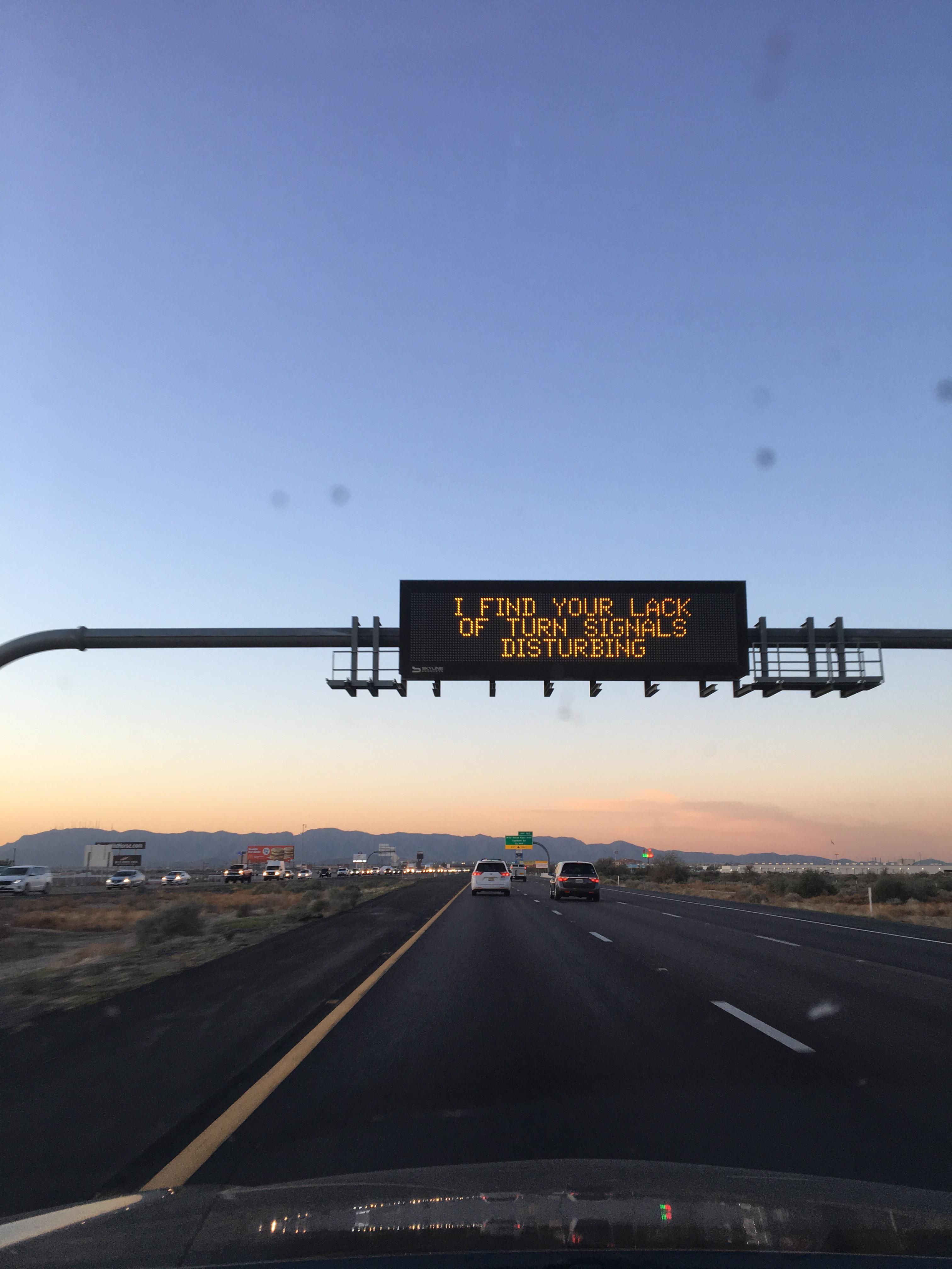 Arizona Department of Transportation has been seduced by the dark side!