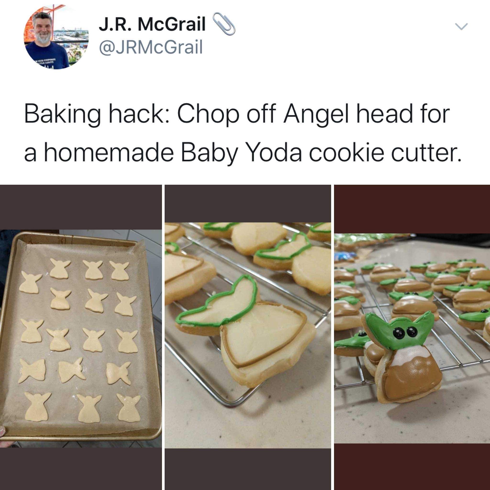 Baby Yoda cookies!