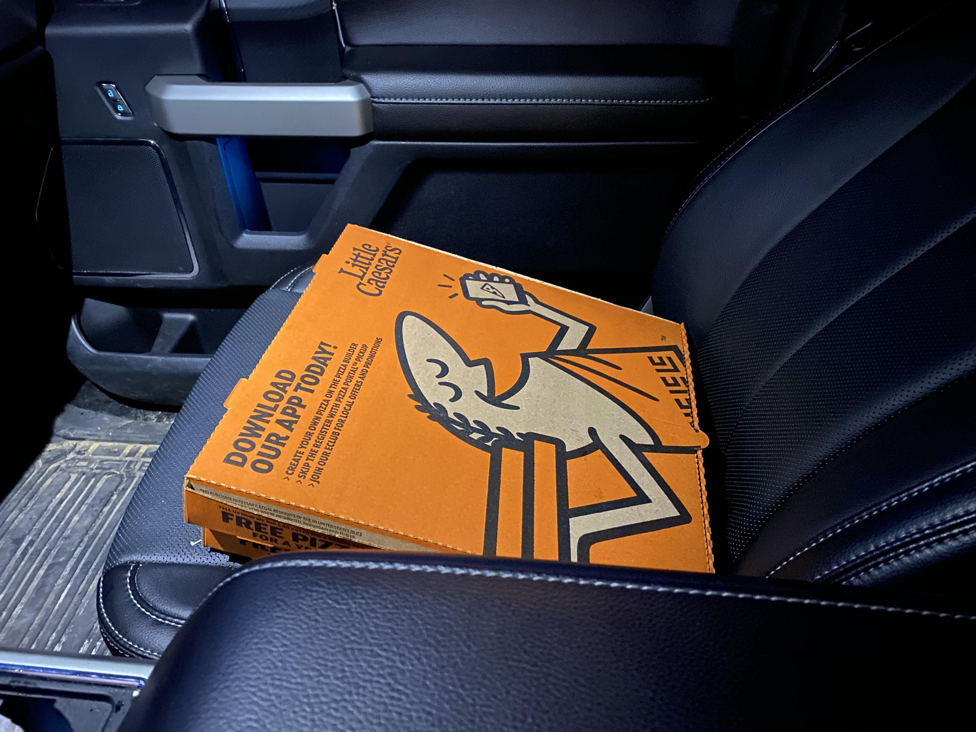 Heated seats? You mean pizza warmers?