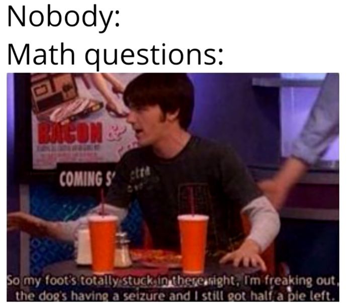 And he can't even do math