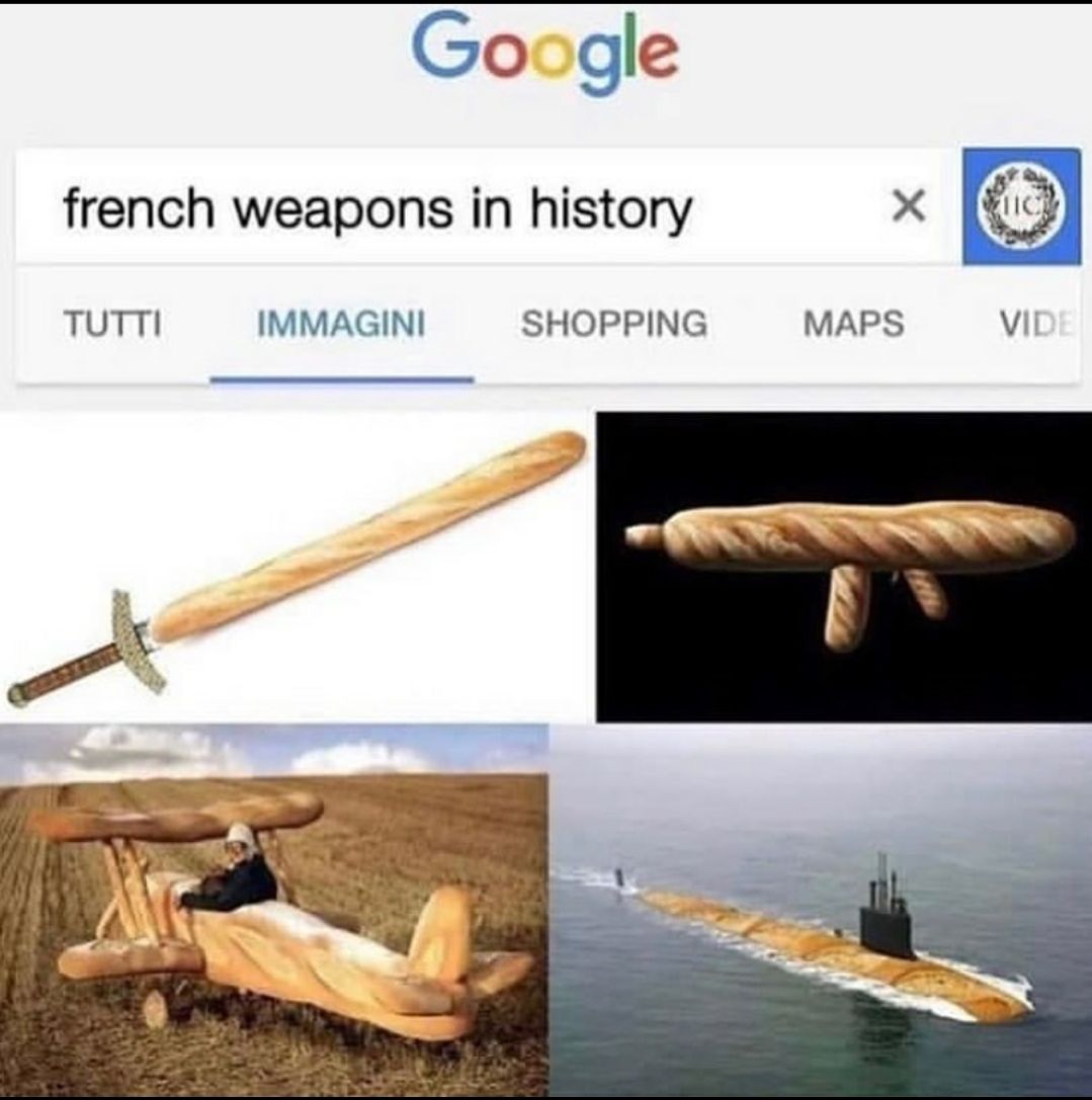 Historically accurate french weapons