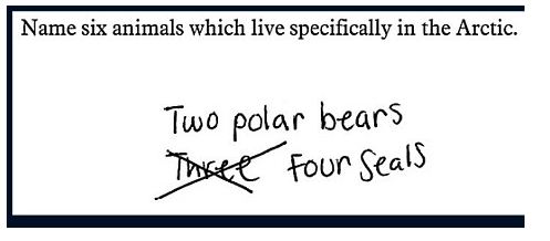 Name 6 animals which...