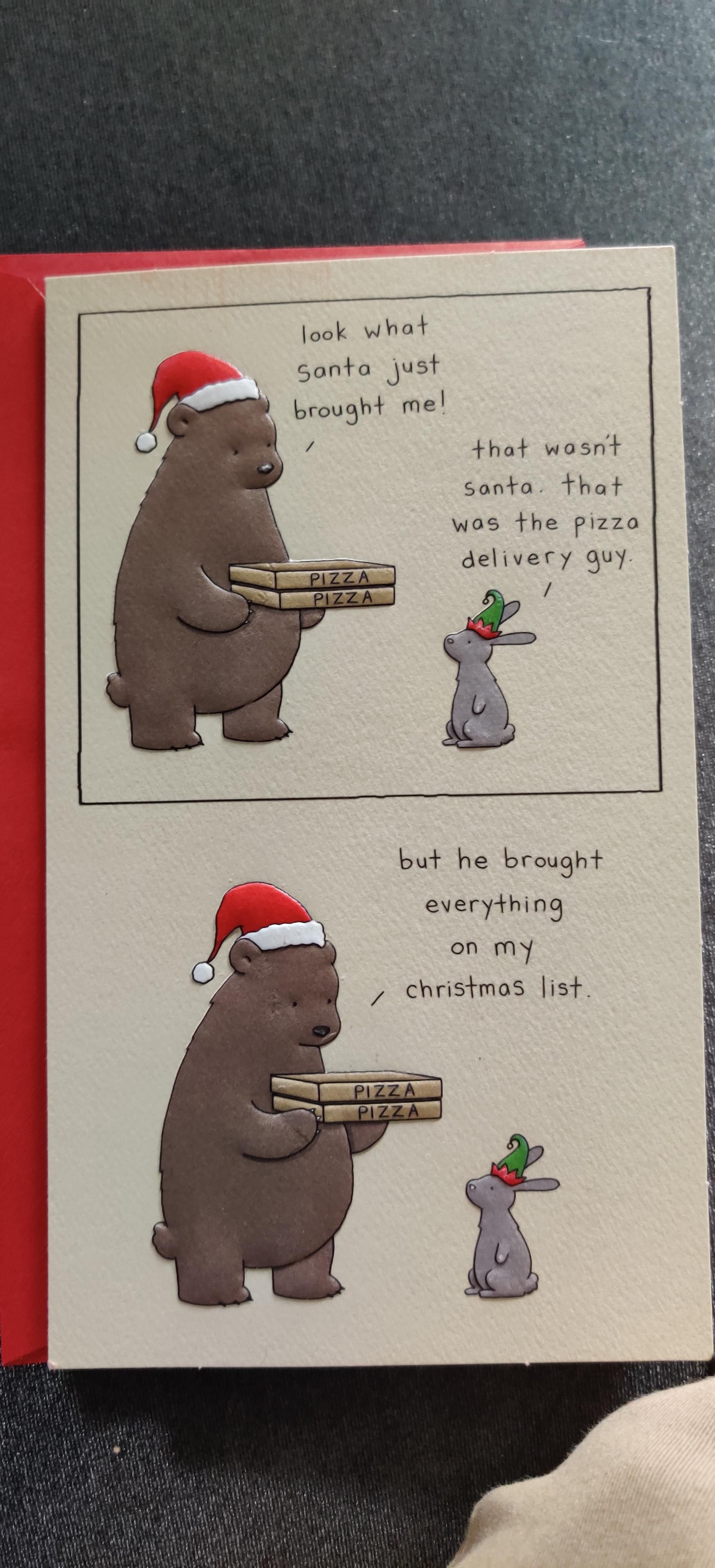 This Christmas card I thought everyone would enjoy