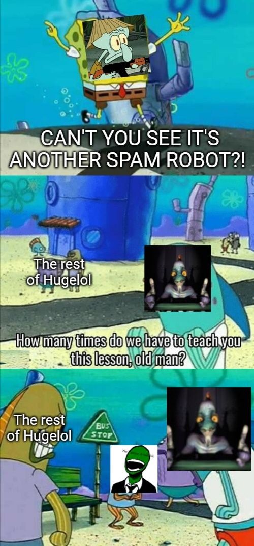 And here I thought it was the end of them (on the plus side it makes for great meme material)