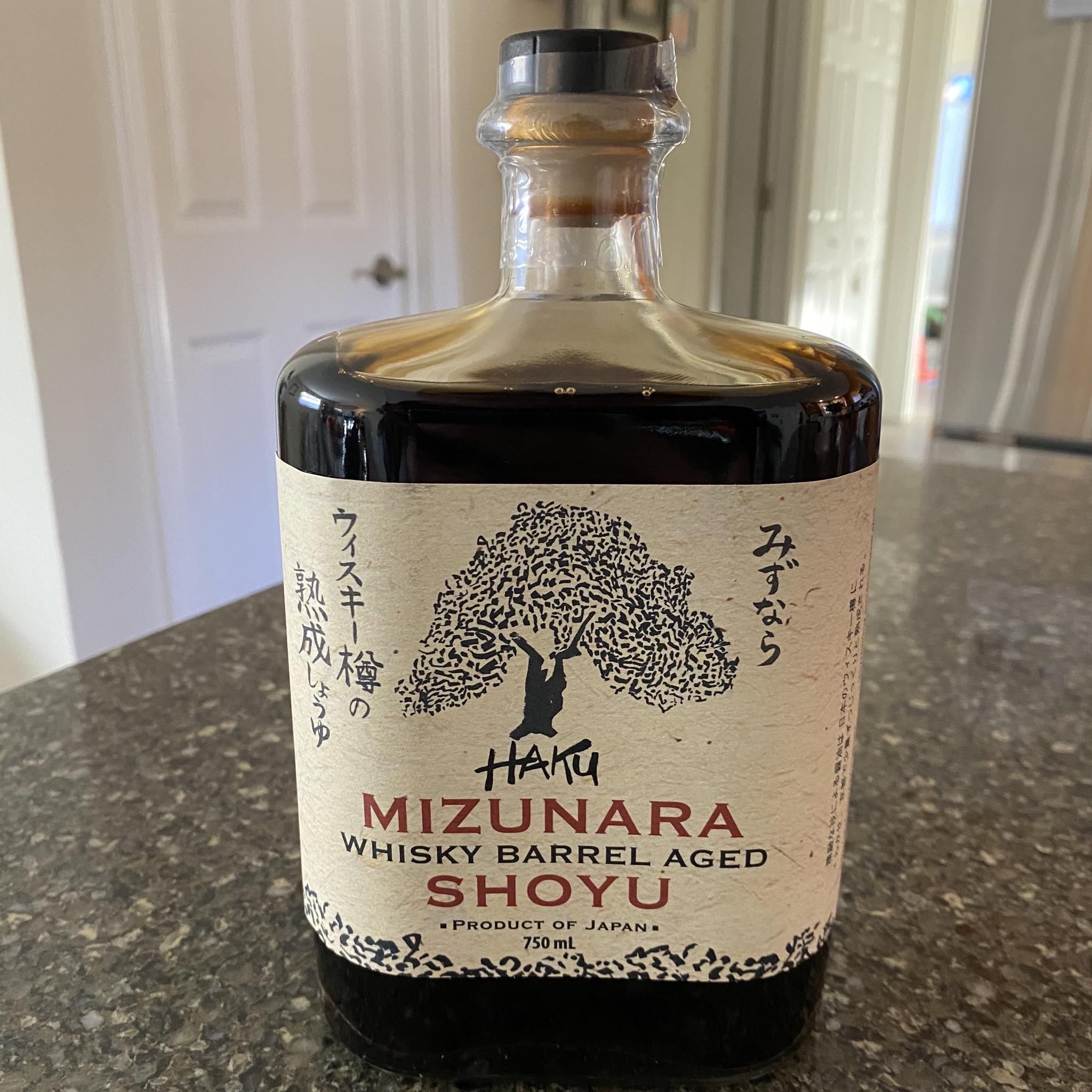 Sister-in-law orders a Japanese whiskey for me every Christmas. I don’t think she read the description this time when she shipped me a $50 bottle of soy sauce.