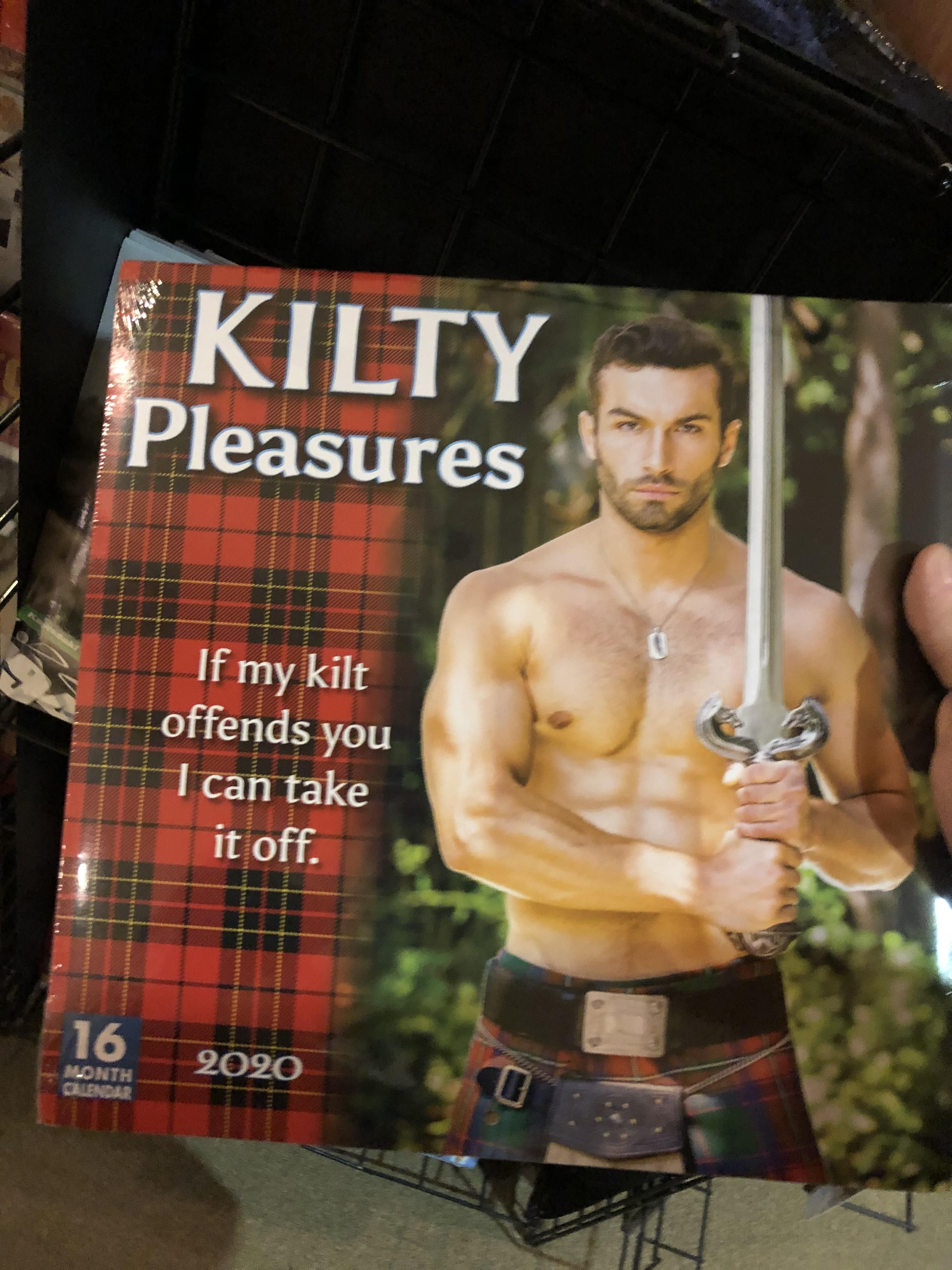 If my kilt offends you ;)