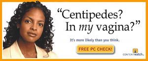 From Today's Meme Archives: Centipedes? (est. 2000)