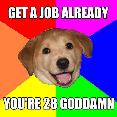 From Today's Meme Archives: Advice Dog (est. 2006). Further reading in comments.