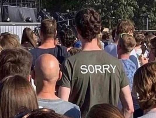Tall guy at a concert