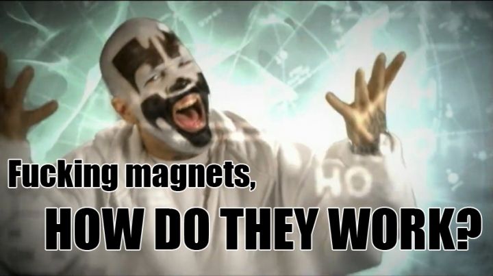 From Today's Meme Archives: "F*cking magnets / Miracles" (est. 2010). Details in comments.