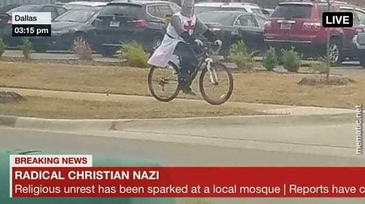 I just can't ride a bike in peace, can I?