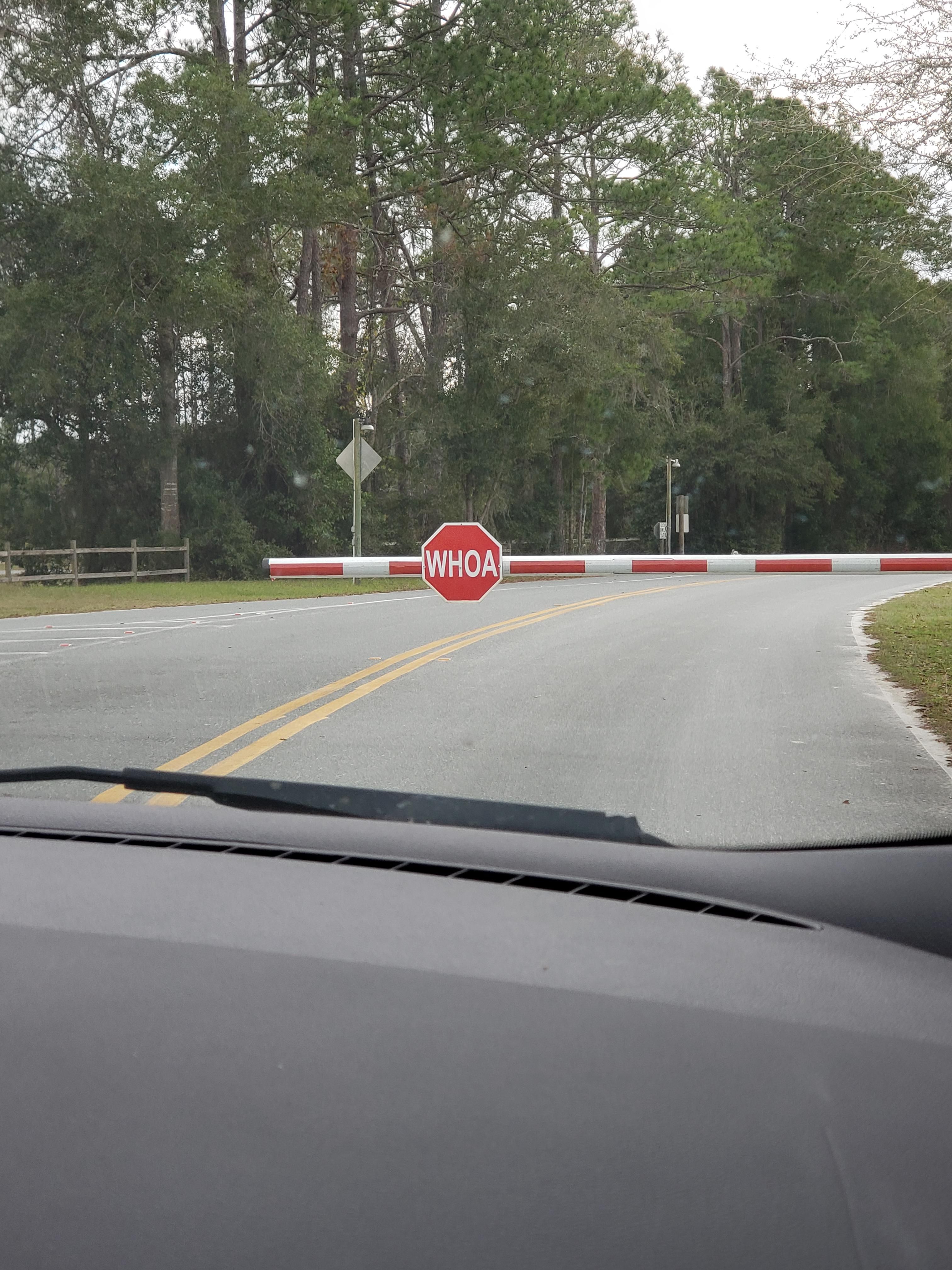 An alternate stop sign